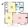 槇ハウスＪＵＮ 2LDKの間取り