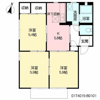 間取図 シャーメゾン・Ｋ