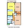 ＡＥＲＩＥ三城 2LDKの間取り