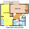 サンライズハイツ２１ 1LDKの間取り