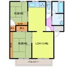 馬場住宅ステージⅠ 2LDKの間取り