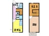 リースランド古賀島(A棟・B棟) 1DK+Sの間取り