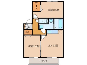 間取図 メゾン・ラ・パトリアＥ