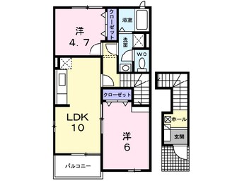 間取図 オリーブＡ・Ｂ
