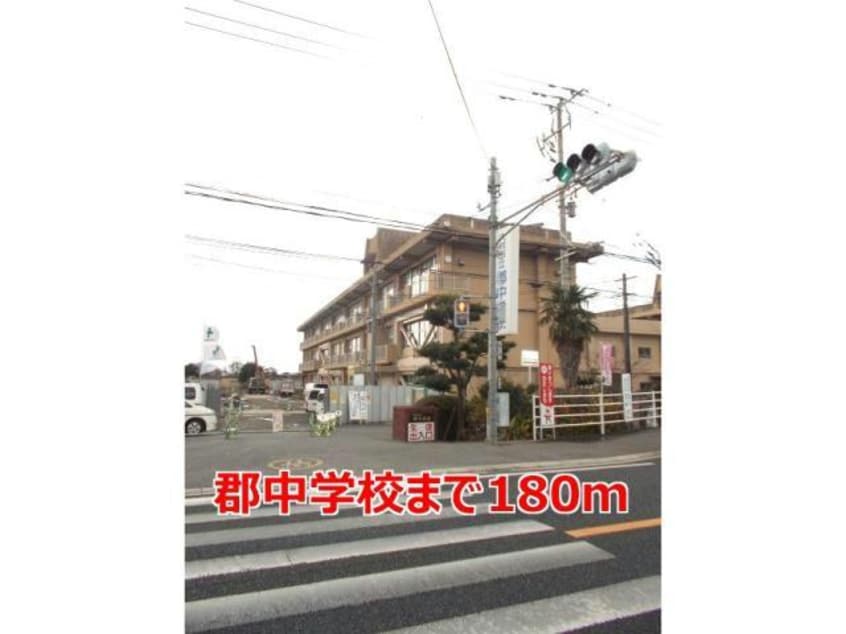 郡中学校(中学校/中等教育学校)まで180m リバーサイドカーサＣ