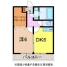 長崎県営バス（大村市）/黒木 徒歩1分 4階 築24年 1DKの間取り