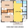 クリーンハイツ 2LDKの間取り