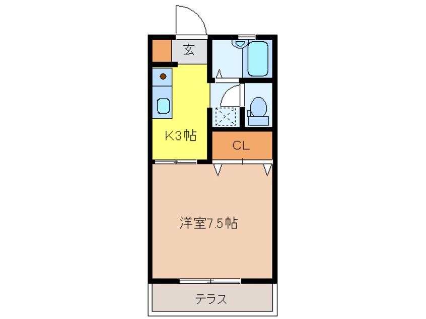 間取図 ディアス桜馬場