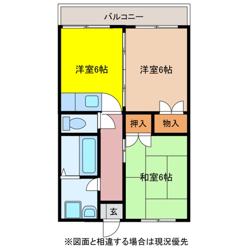 間取図 レジデンス大村