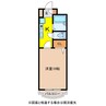 ヴェルデ中村B 1Kの間取り