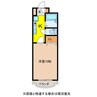 ヴェルデ中村B 1Kの間取り