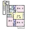 パレス　フローリッシュ 3DKの間取り