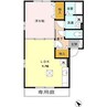 スカイコート大村（Ａ・Ｂ）　B棟 1LDKの間取り
