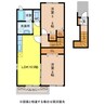 エスポワール参番館 2LDKの間取り