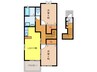 グラースメゾン 2LDKの間取り