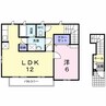 トラッド 1LDKの間取り