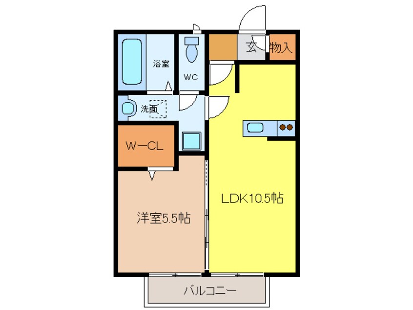 間取図 ルーラル諏訪Ｂ棟