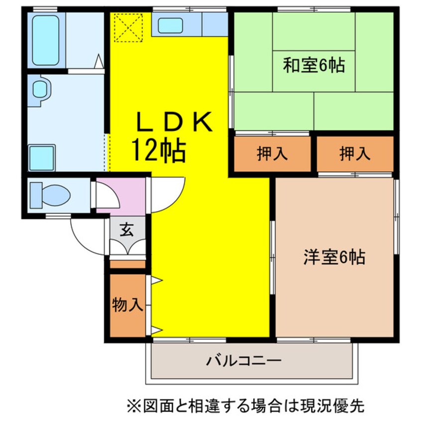 間取図 メゾン　ド　スワ