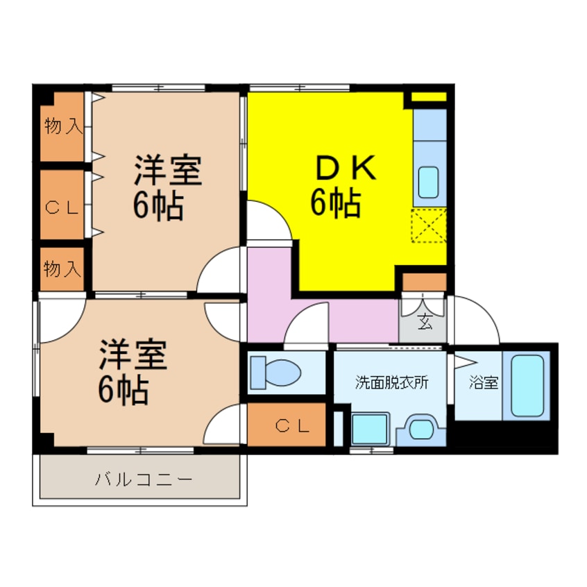 間取図 サニーフラットⅡ