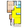 フェアリーハウス北村 1LDKの間取り