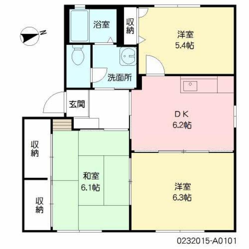 間取図 ストーク２番館