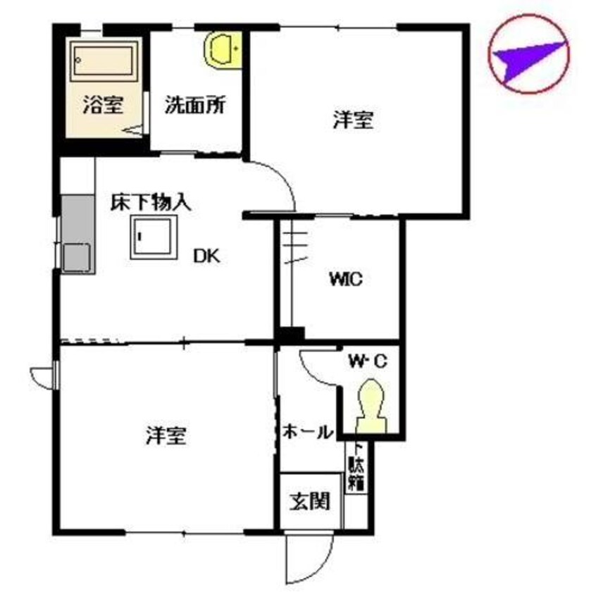 間取図 ストーク２番館