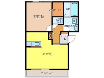 間取図 インターフレグラントＡ
