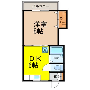 間取図 コーポヨーコⅡ