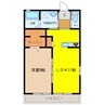 ハイムエレック 1LDKの間取り