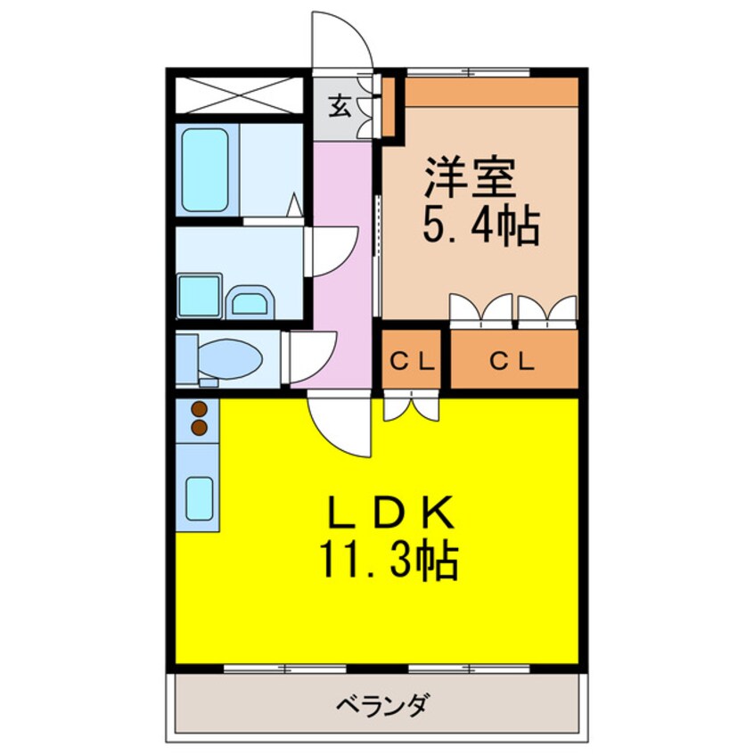 間取図 チェリーレジデンスＭ