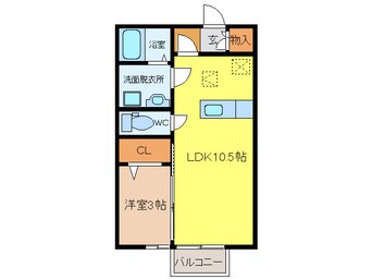 間取図 ニューハイツタリカドＣ