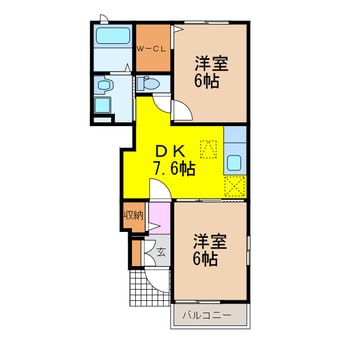 間取図 スワンコリーヌ