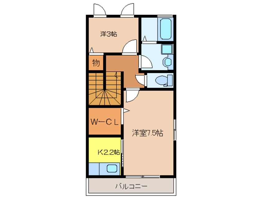 間取図 ロイヤルガーデン永田Ｅ棟