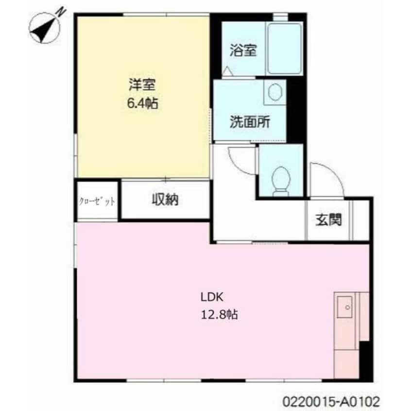 間取図 ディアス古賀島