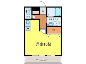 間取図 ベイサージュ富の原Ｂ棟