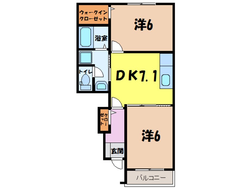 間取図 フレーシュ・メゾン