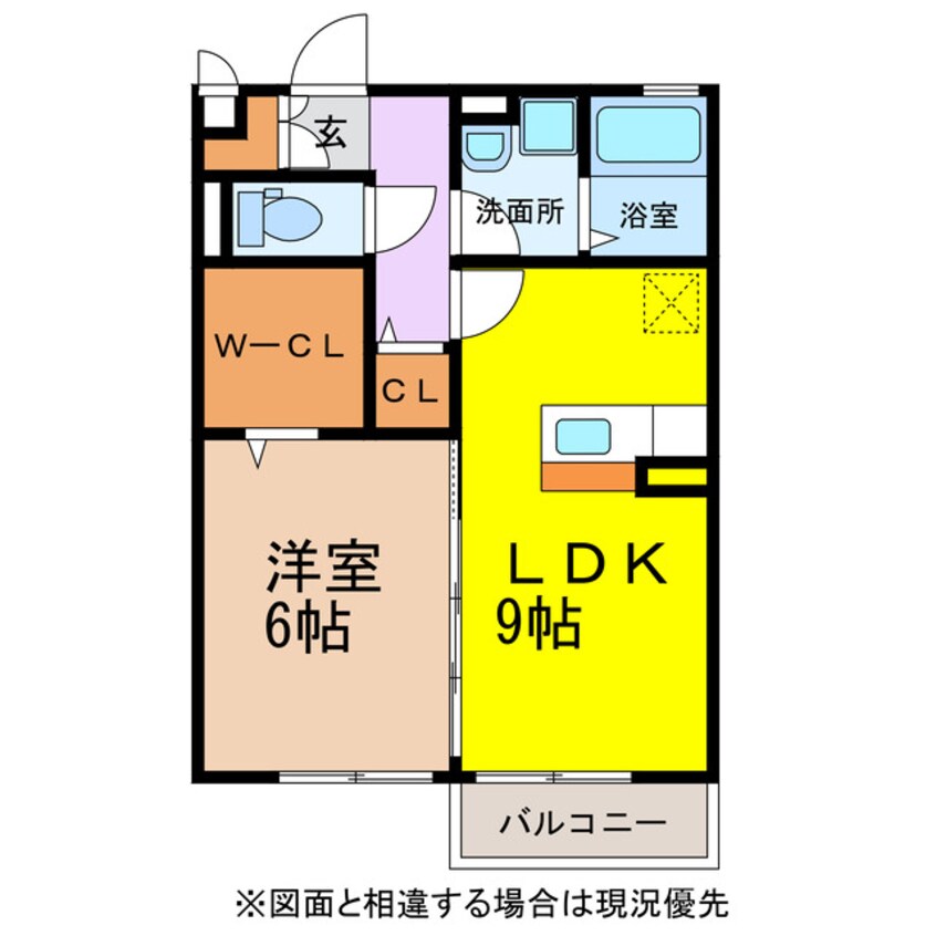 間取図 ニューハイツタリカドＢ