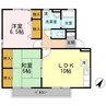 セジュールナガイ 2LDKの間取り