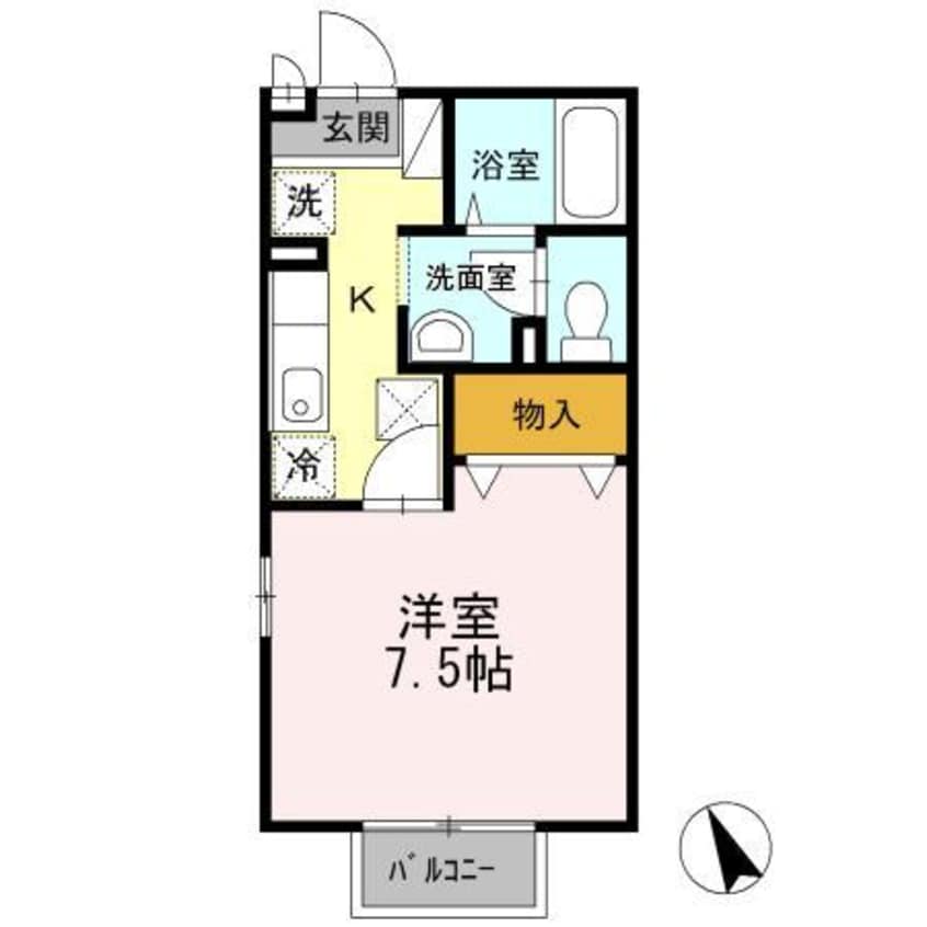 間取図 リヴェール大村