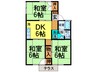 プレジール堀溝 3DKの間取り