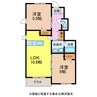 クレメント・ヒル　Ｂ 2LDKの間取り