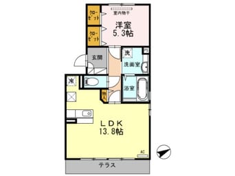 間取図 ニューハイツ須田ノ木Ｂ棟