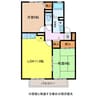 レジデンス原口 Ⅱ 2LDKの間取り