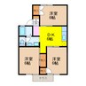 シャトレー成仁 3DKの間取り