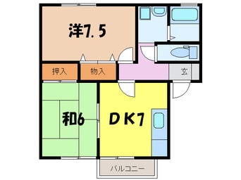 間取図 グリーンコーポＢ棟