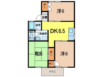 間取図 プレジール須田ノ木Ａ棟