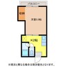 APコスモ 1Kの間取り