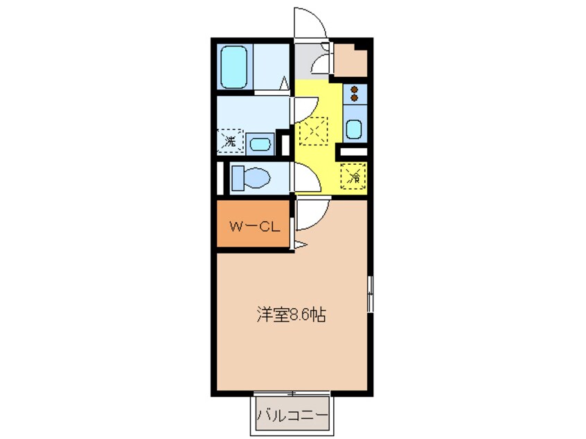 間取図 セジュールYAMAZAKI　Ａ・Ｂ