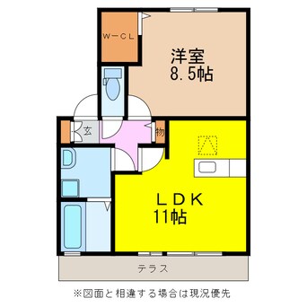 間取図 ウィルモア協和Ⅰ