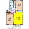 フレア玖島 2LDKの間取り